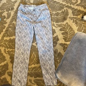 Paige- patterned jeans size 30